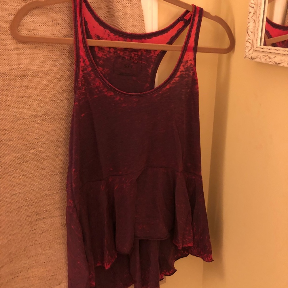 Free People Racerback Peplum Tanks